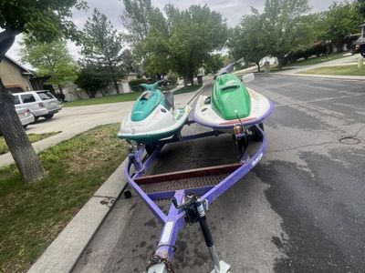 Two Jets skis And A tralier