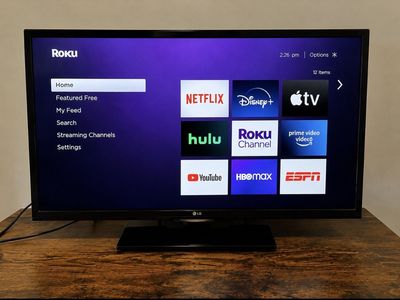 LG 32LF500B 32" HD TV with Roku Streaming Stick & Remote - Fully Tested
