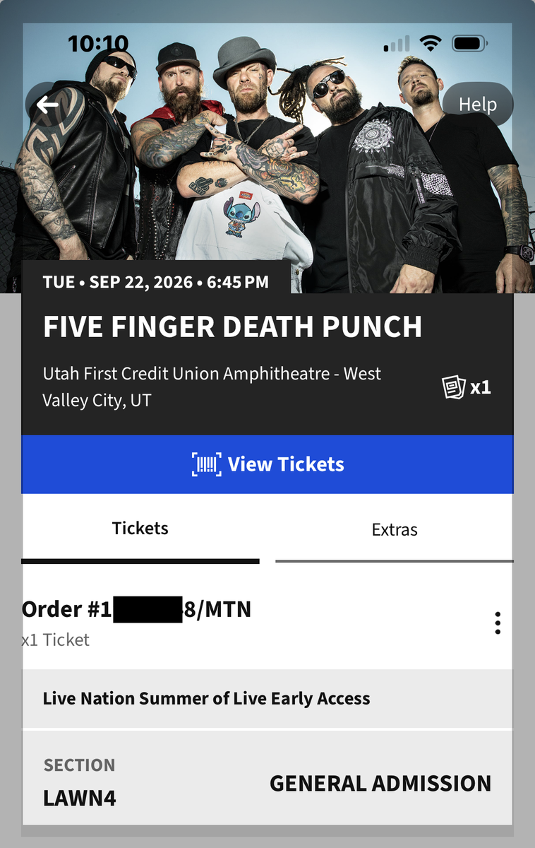 Five Finger Death Punch - Lawn GA - Sept 22