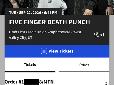 Five Finger Death Punch - Lawn GA - Sept 22