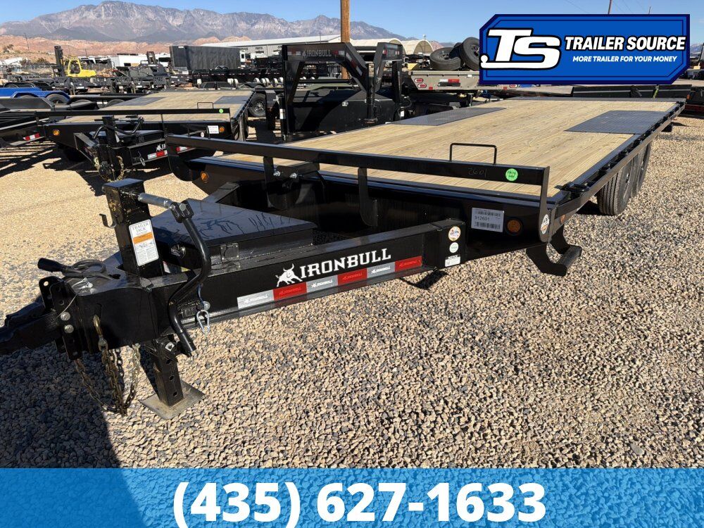 8.5x22 Iron Bull TDP Deckover Tilt Trailer -  14K GVWR -