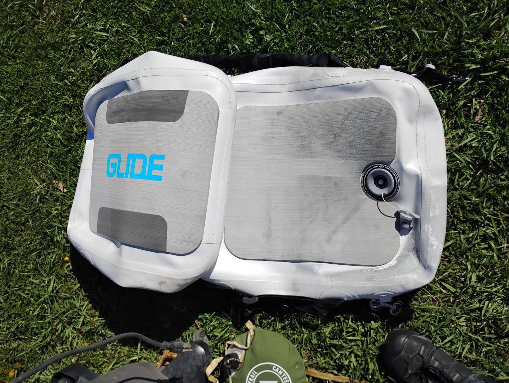 Inflatable Captains Chair for float tube.