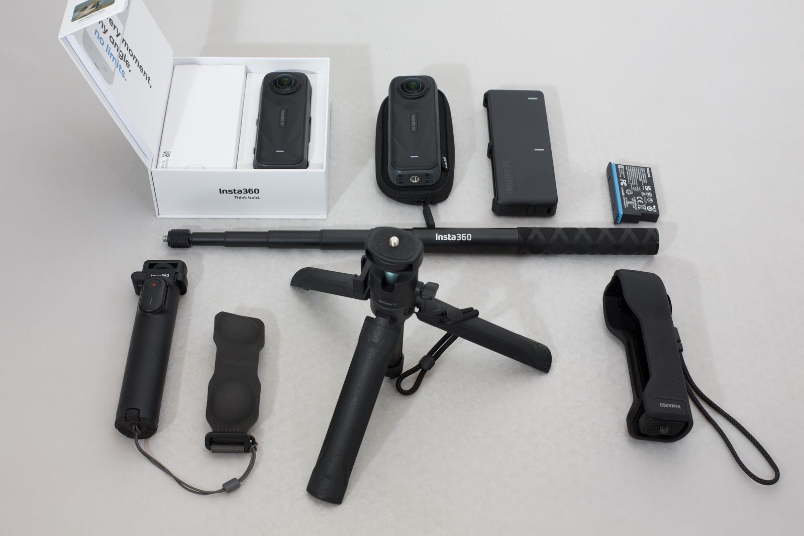 Insta360 X5 8K 360 Camera bundle with accessories