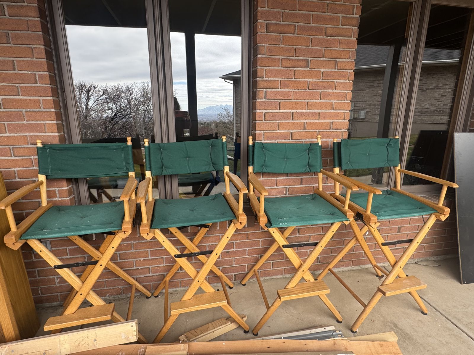 4 Directors chairs