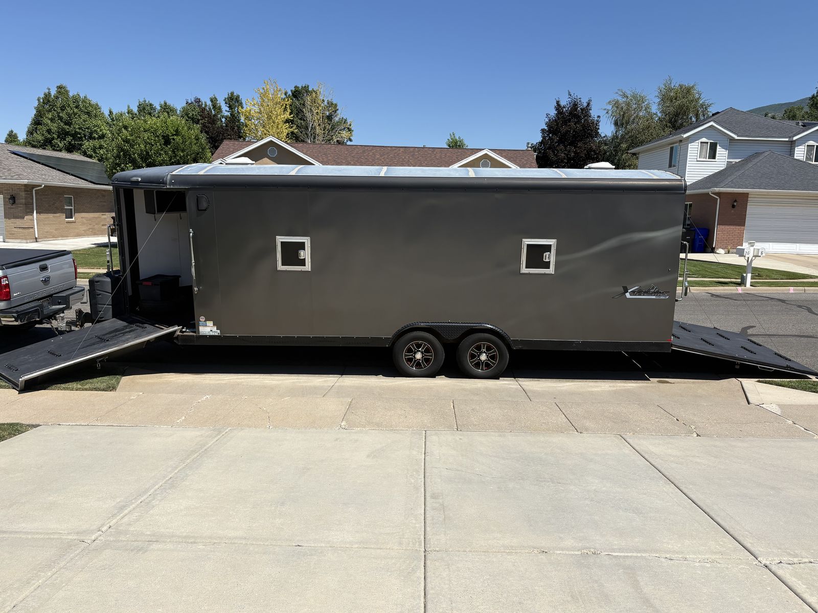 2018 24’ Mirage, extreme snowmobile and side-by-side trailer