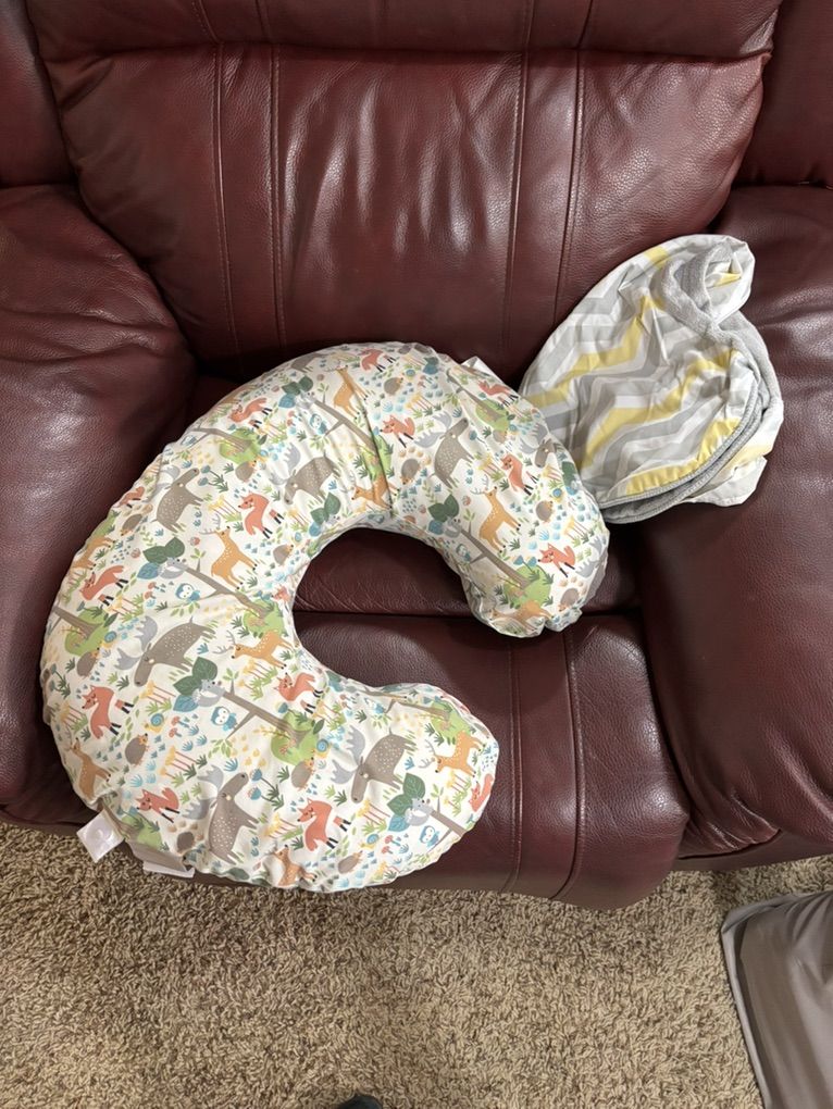 Boppy Pillow and Extra Cover