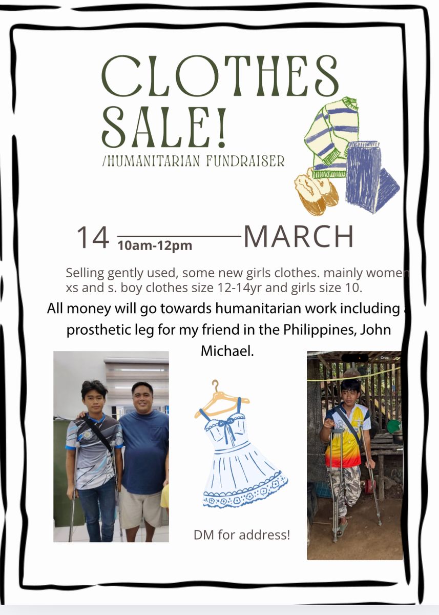 Teen girl clothing/ Humanitarian fundraiser