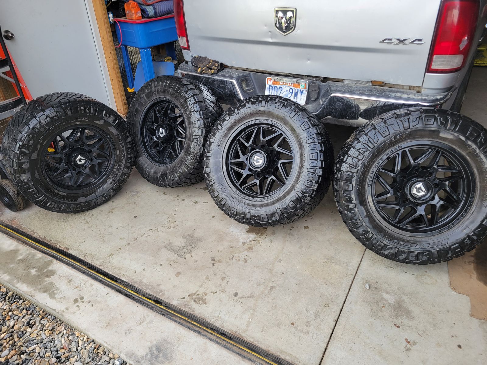8x170 18x9 Gear off road wheels and tires ford powerstroke 