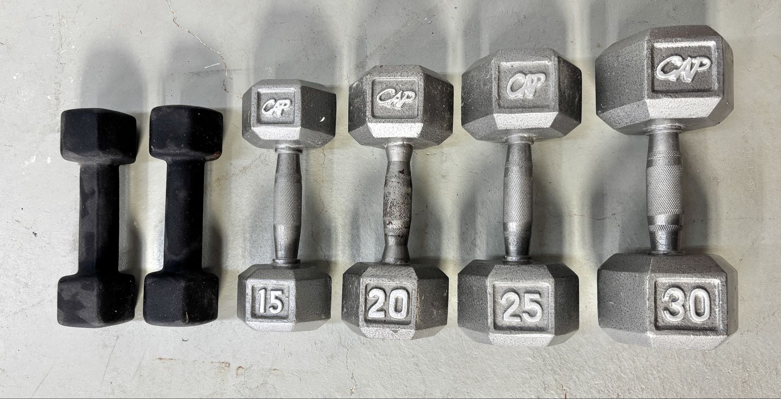 CAP Metal Dumbbell Set