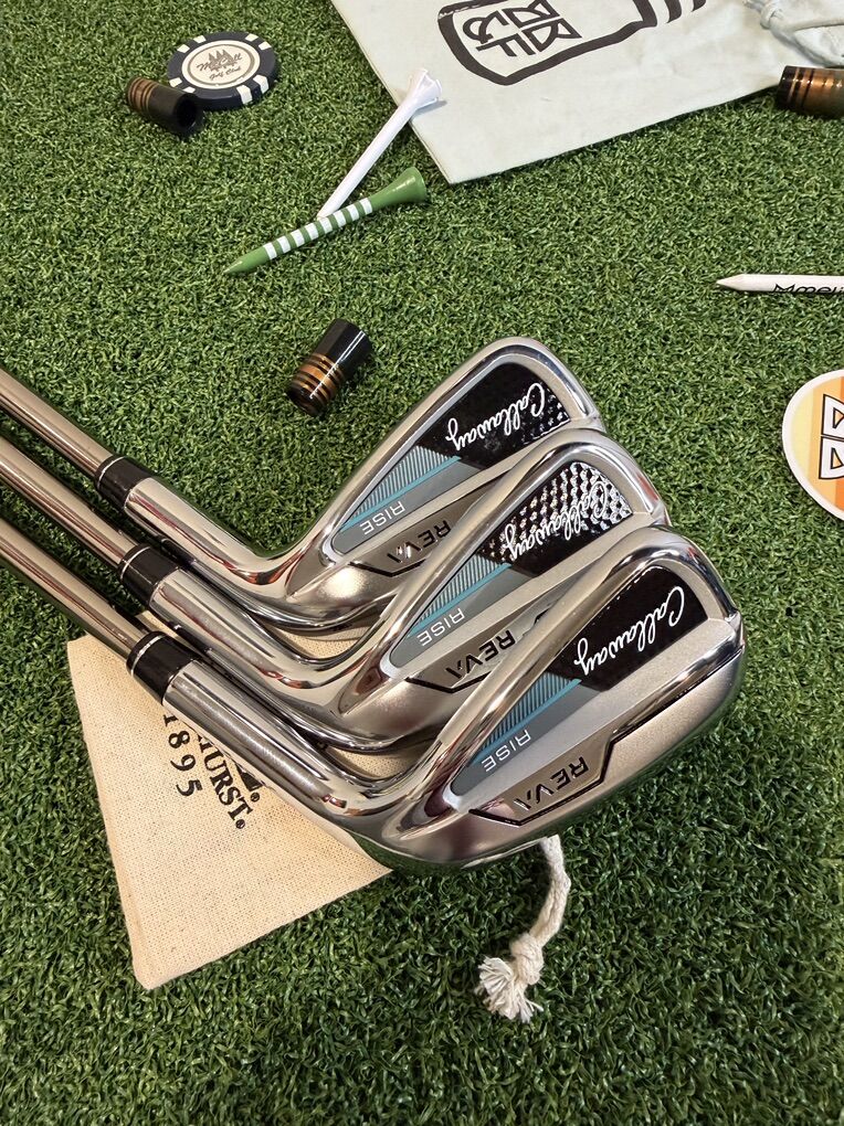 New Callaway Reva Rise 9i, PW, SW Ladies Graphite