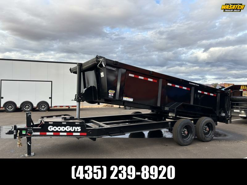 Good Guys 7X16 16K DL TELESCOPIC Dump Trailer