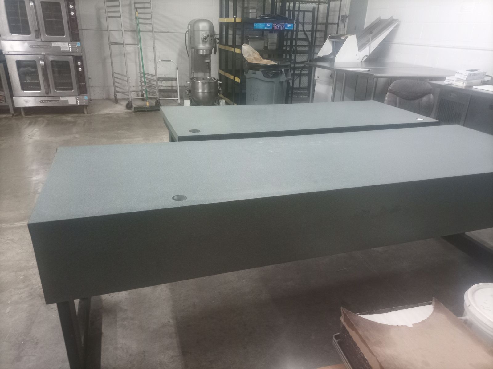 Sturdy Commercial Office Desks / Worktables (Set of 2)
