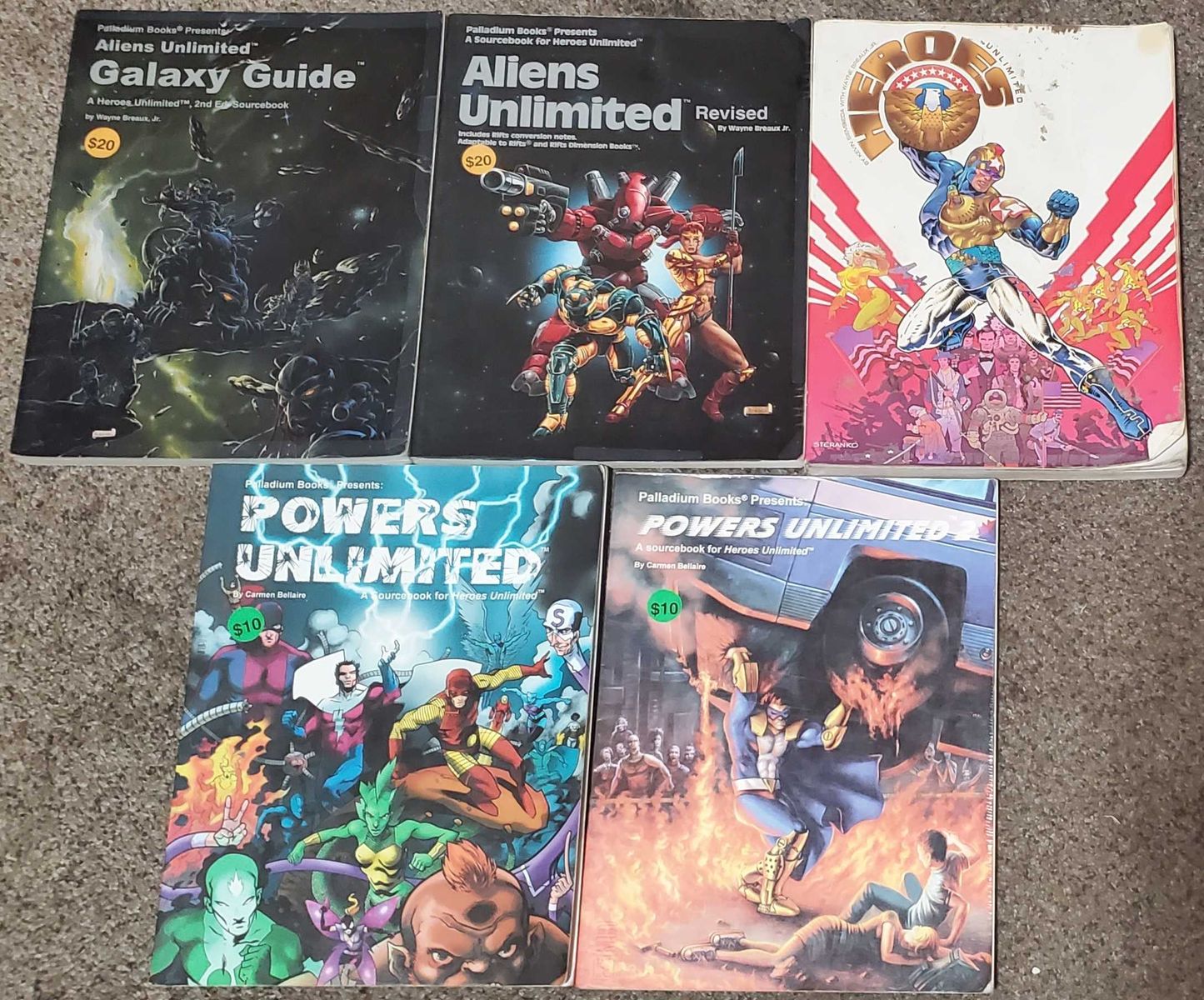Palladium Games RPG Books