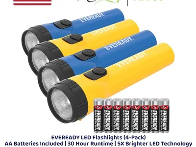 Everready Box of 8 Flashlights
