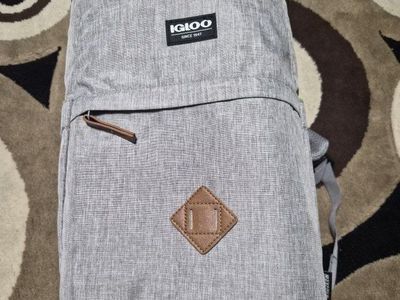 New Igloo Reactor 24-Can Cooler Backpack - Grey, Insulated Soft Cooler