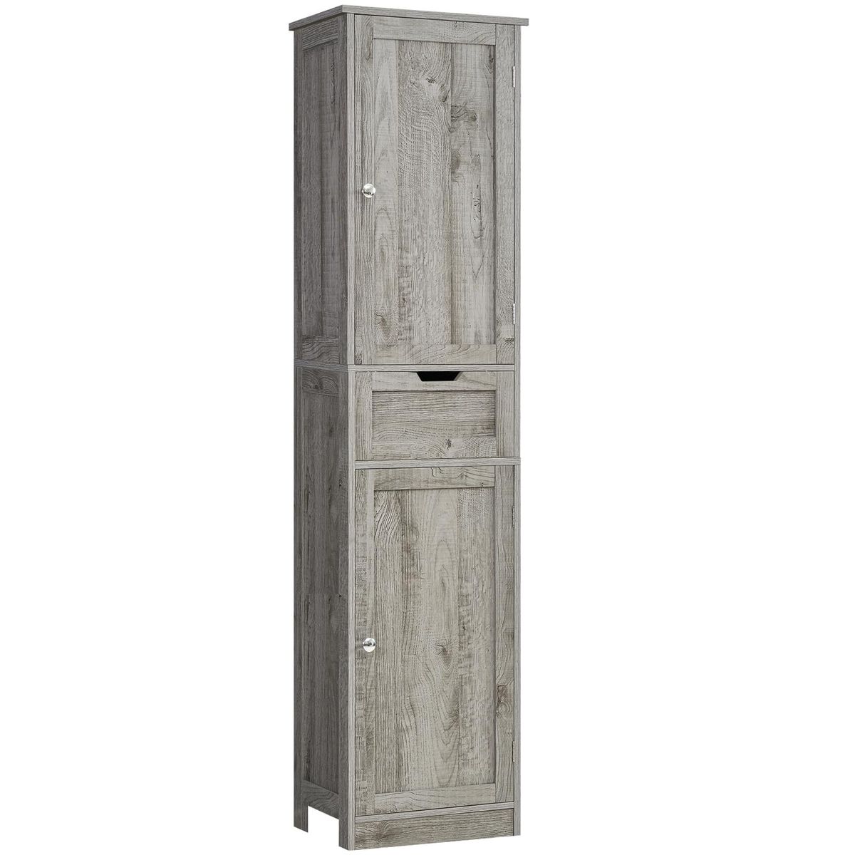 New in box! Iwell 67" Tall Bathroom Cabinet with Adjustable Shelves & 1 Drawer, Storage Cabinet with 2 Doors, Narrow Tall Cabine