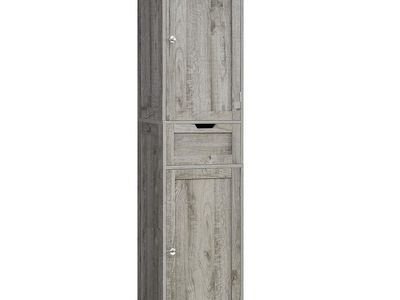 New in box! Iwell 67" Tall Bathroom Cabinet with Adjustable Shelves & 1 Drawer, Storage Cabinet with 2 Doors, Narrow Tall Cabine