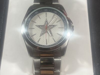 Game Time NFL Dallas Cowboys Men's Silver Stainless Steel Watch - Japan Movement
