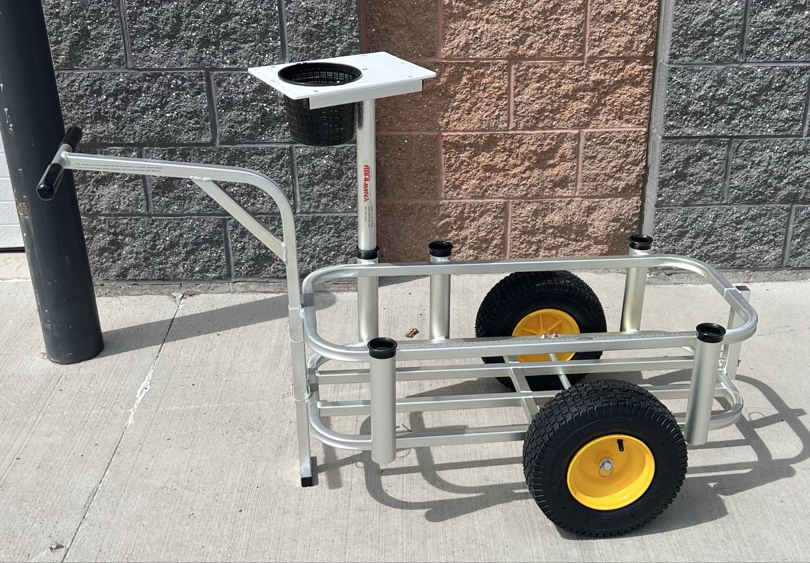 Angler's Fish-n-Mate Beach Cart Rod Holder New