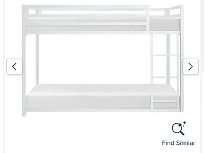 Twin size bunk bed