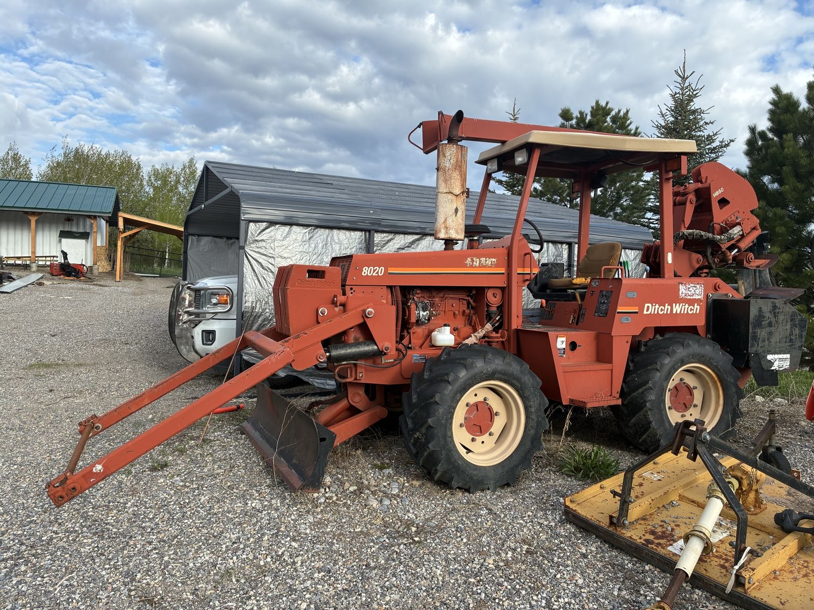 Ditch witch 8020 plow
