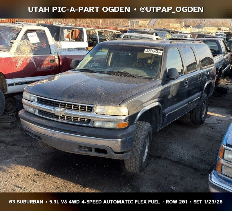 2003 Chevrolet Suburban GMT800 Parts - UTPAP Ogden
