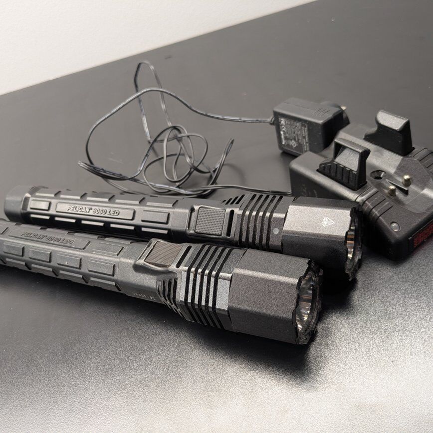 2x Pelican 8060 LED Flashlights