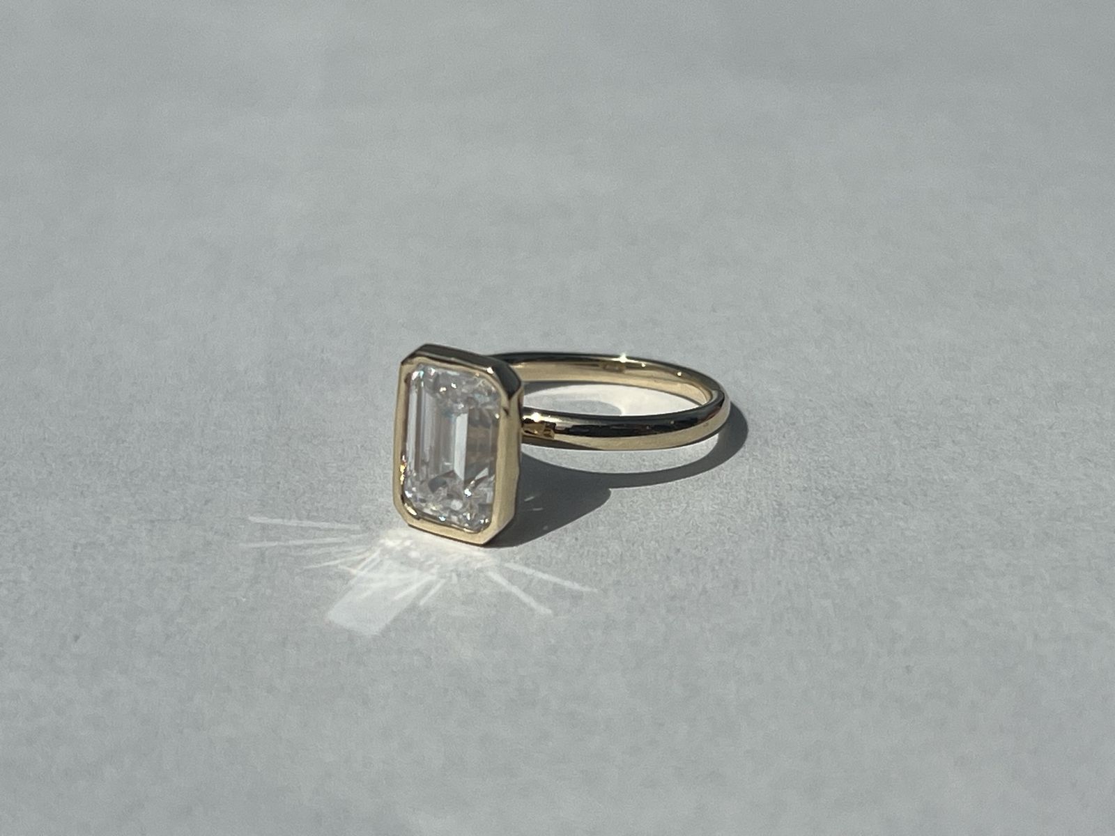 Engagement Ring Emerald Cut