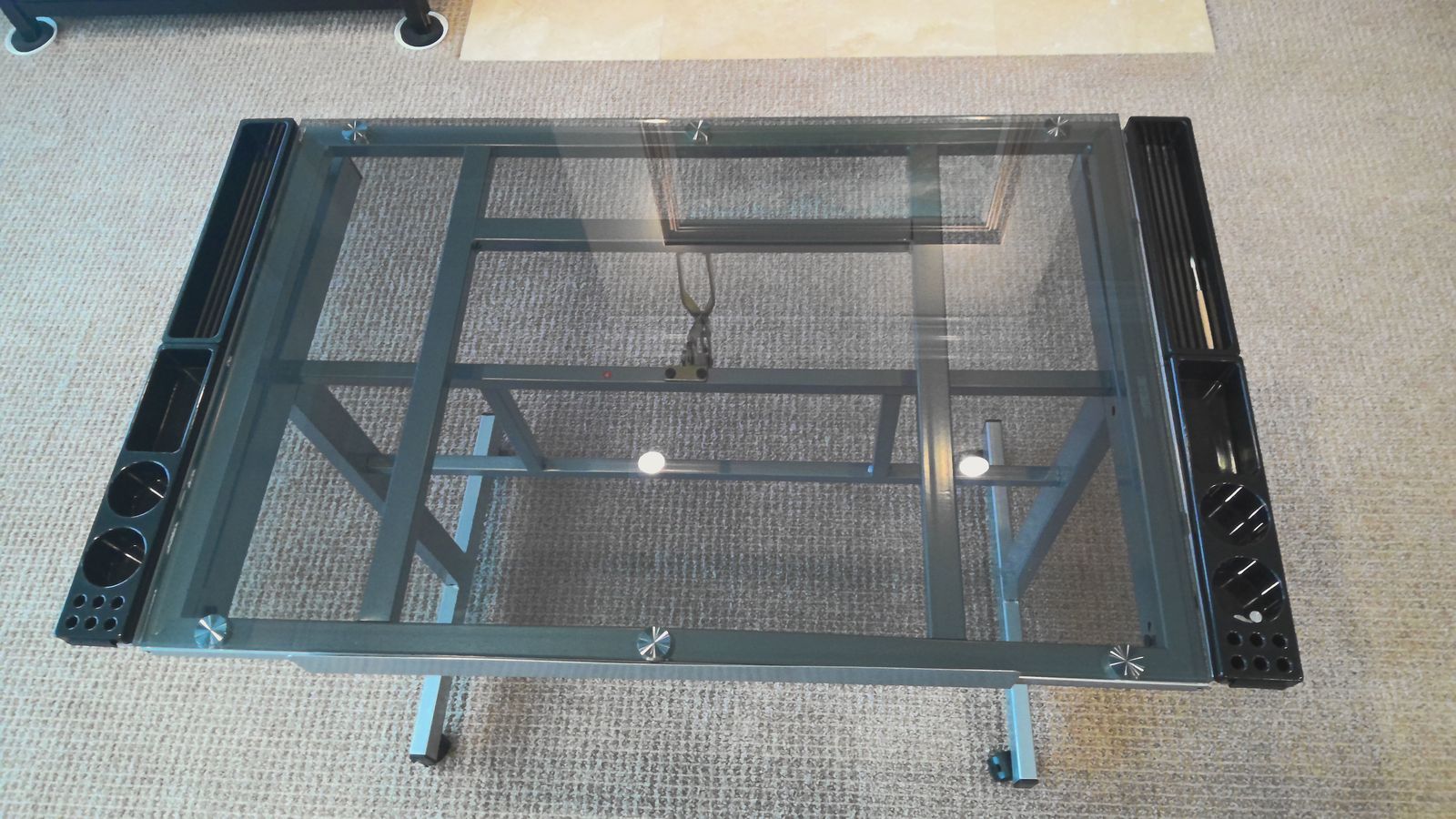 Two Glass Artist Desks