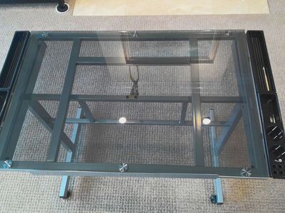 Two Glass Artist Desks