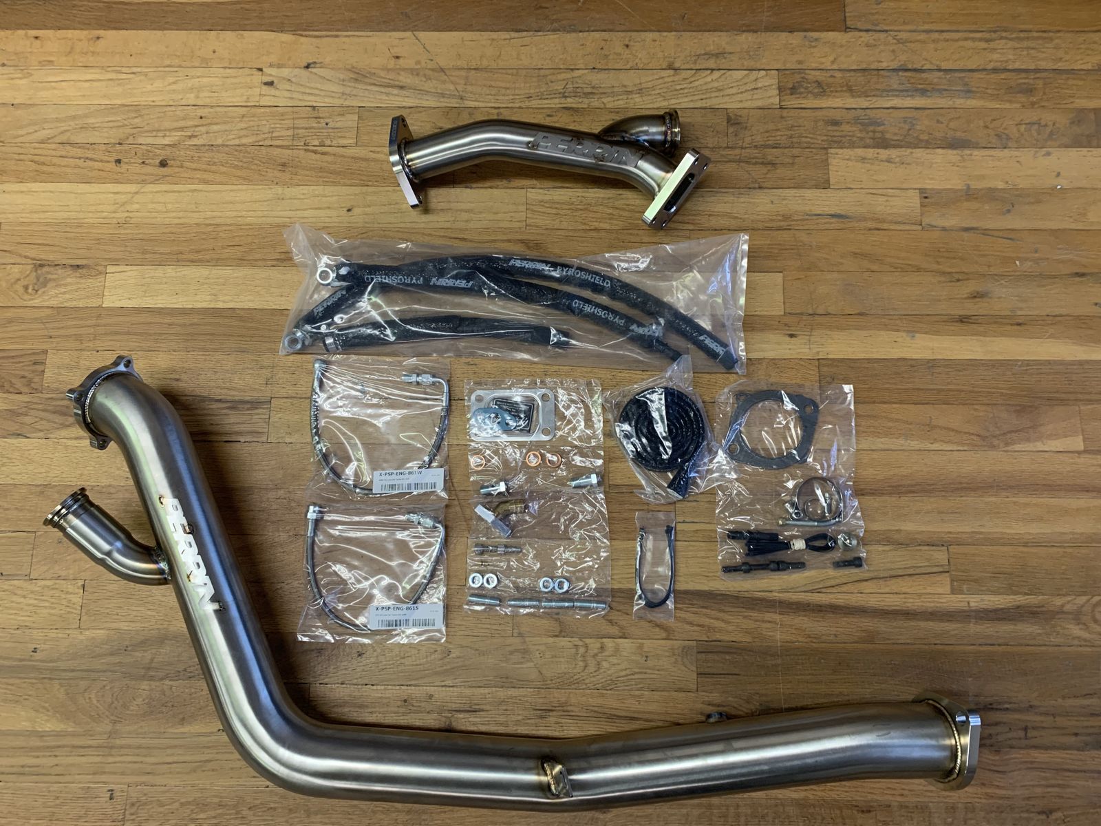 Perrin Rotated Turbo Downpipe (Turbo is not included) and Up-Pipe for 2002-2007 Subaru WRX STI WRXSTI