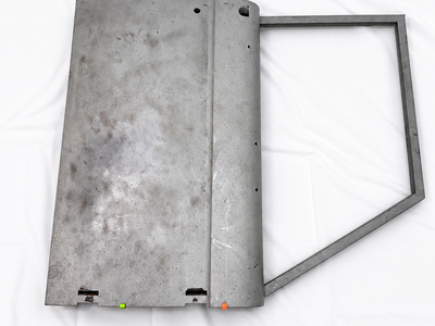 Bronco Door Shell w/ Upper Window Frame