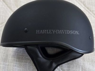 Harley-Davidson Overdrive Low Profile 1/2 Helmet - Matte Black XL