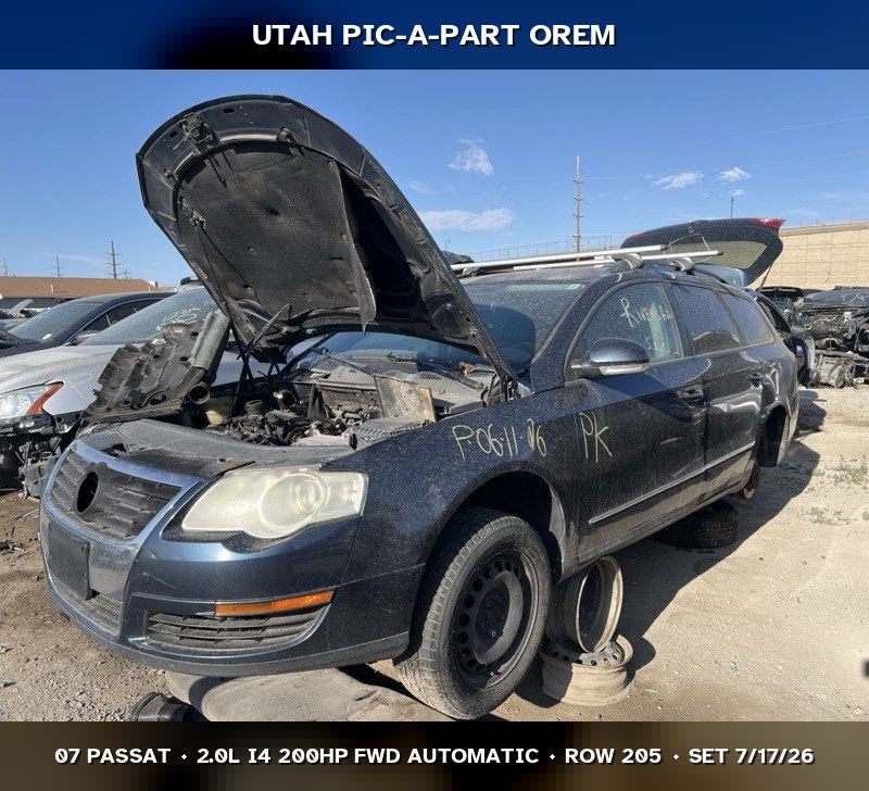 2007 Volkswagen Passat Parts - UTPAP Orem