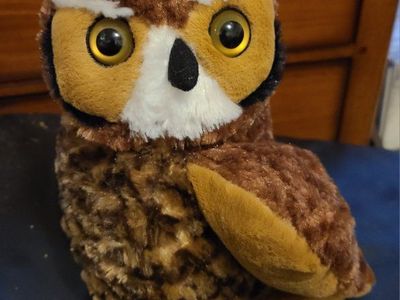 Wild Republic Owl Stuffed Animal - Medium Size