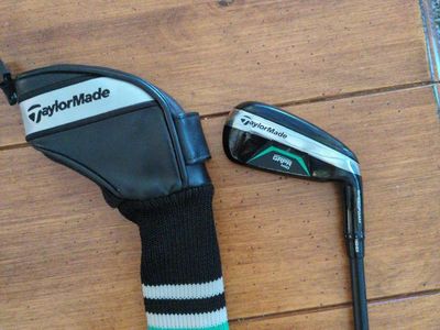 TaylorMade GAPR Mid 4 Hybrid with KBS Hybrid 80 S Shaft and Headcover