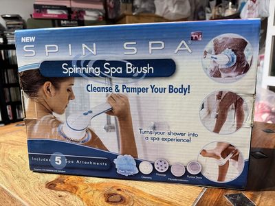 Brand New Spin Spa Spinning Spa Brush