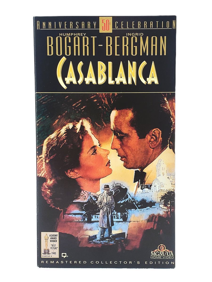 Vintage “Casablanca” Remastered Collector’s Edition (1942) VHS (Humphrey Bogart)