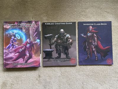 Three KibblesTasty Homebrew D&D Books
