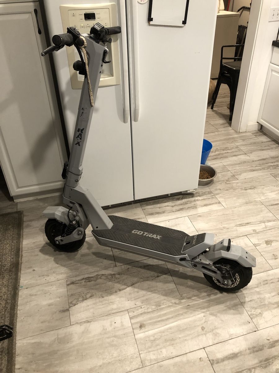 Gotrax Electric Scooter - Gray Folding Commuter Scooter with Digital Display