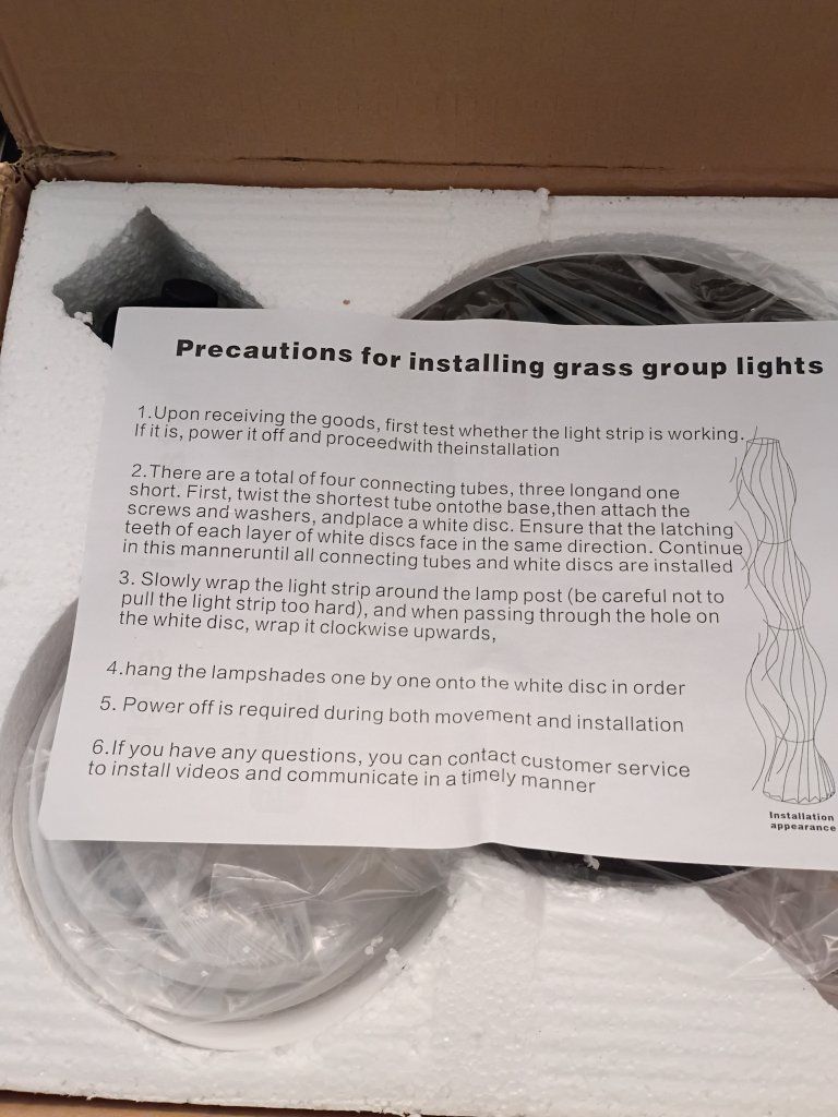 New Grass Group Lights - Unused, Still in Box with Instructions