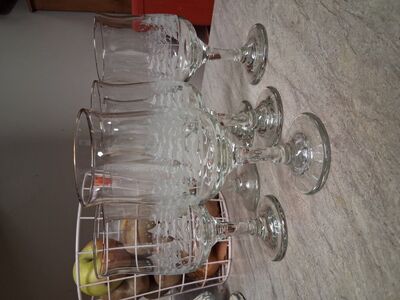 Vintage Libbey White Pines 6 glasses