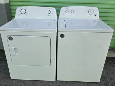 Roper washer and Amana electric dryer set free curbside delivery is available in the slc area