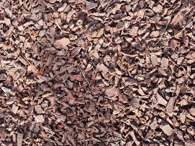 Red Rubber mulch and edging
