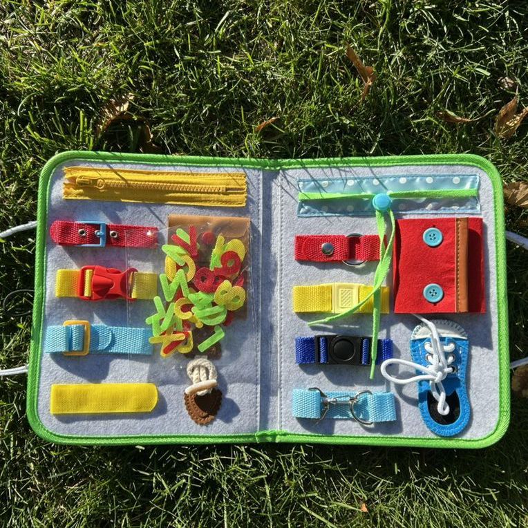 NEW Felt Activity Quiet Book Busy Board Toy