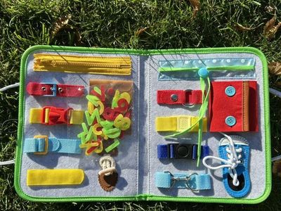 NEW Felt Activity Quiet Book Busy Board Toy