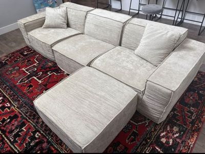 Rove Concepts M1 Sofa Three Seater + Ottoman