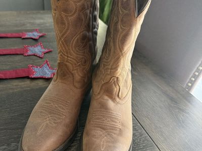 Laredo Women's Leather Cowboy Boots - Size 7.5 - Worn Once!