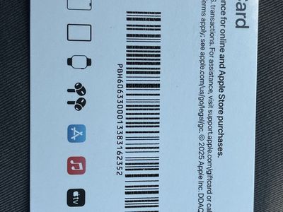 Apple gift card