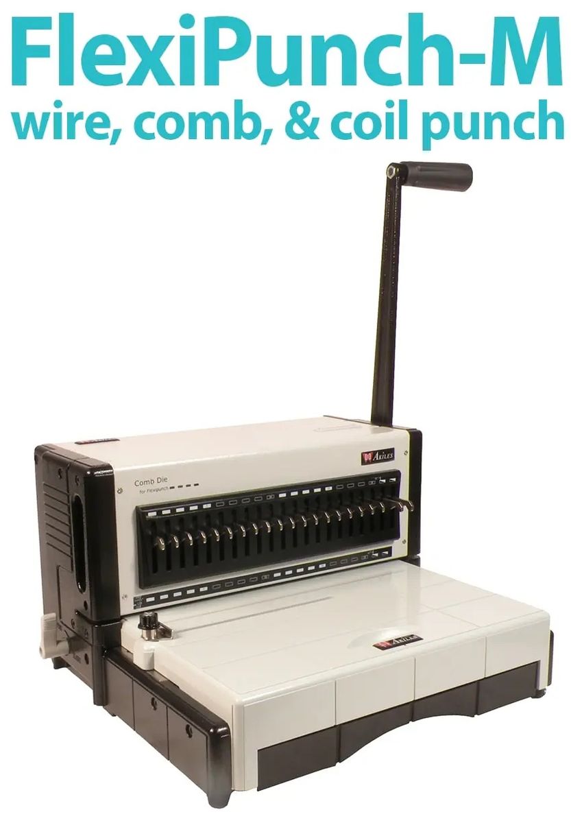 Akiles Office-Duty FlexiPunch-M Binding Machine Description Complete Set